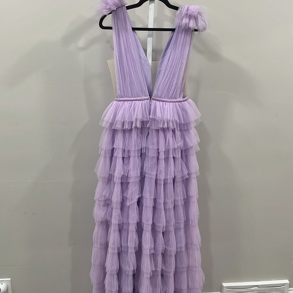 SAU LEE Sabrina Gown in Lavender - Picture 10 of 16